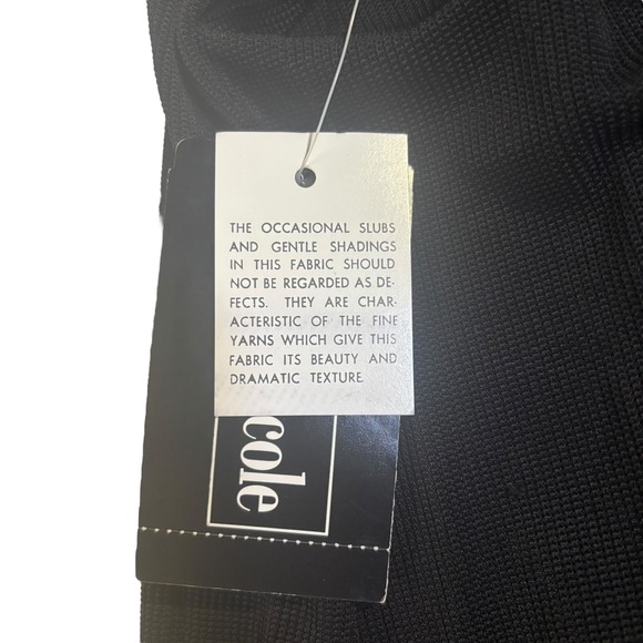 Ronni Nicole‎ Maxi Dress Black Sleeveless Floral Applique Knit Size 8 Y2K - Picture 7 of 11